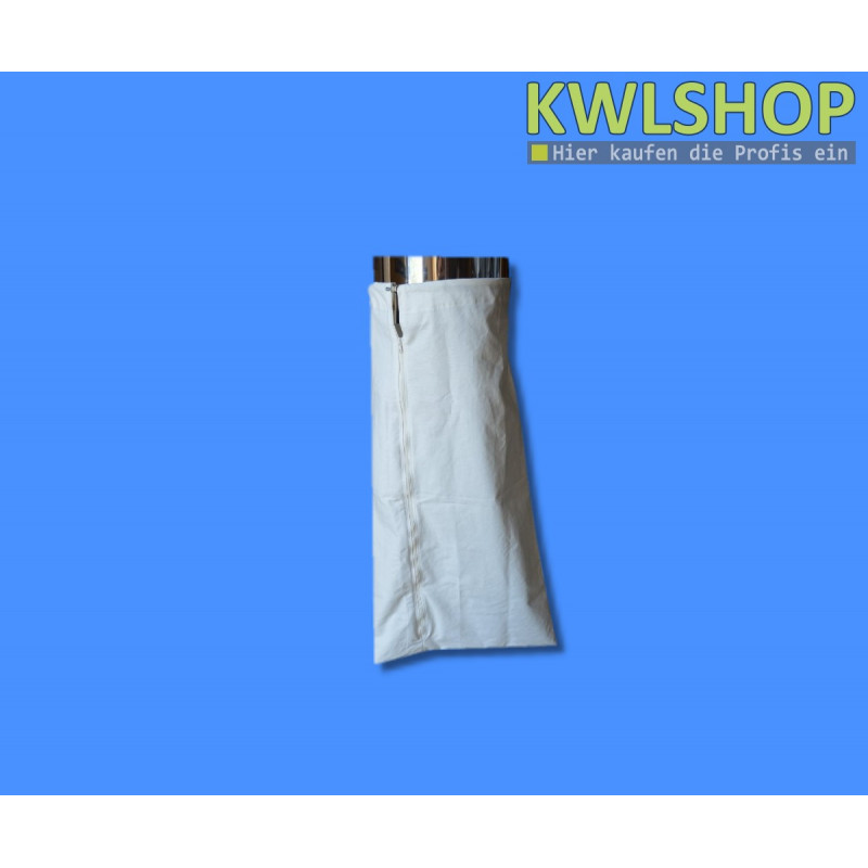 Wäschesack weiß. für baselines Wäscheabwurfsysteme, DN 250, mit Reißverschluss