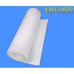 Luftfiltermatte M5 / Iso ePM10 50%, Stärke 15mm, Filtervlies, Filterrolle weiß